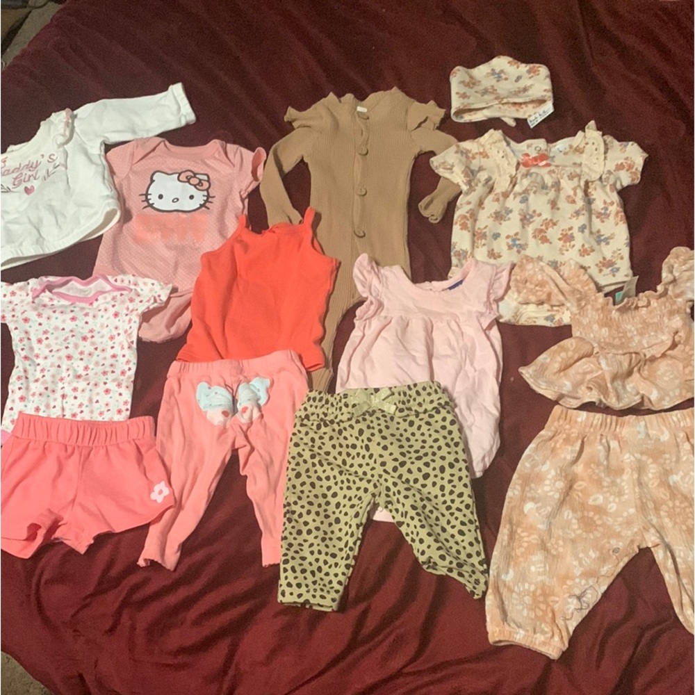 Baby Girl Clothing Bundle - Various Brands
